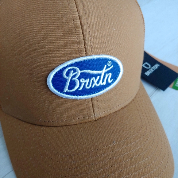 BRIXTON NEW Parsons MP Copper Trucker Hat Snapback - Picture 2 of 5